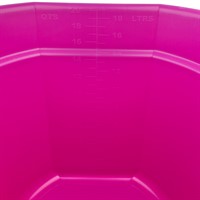 Hink med flat sida - rosa