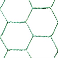 Sexkantsnät plastbelagt 500x25x1,0/0,7 Längd: 10 meter