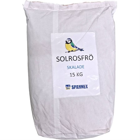 Solrosfrö Skalade 15 kg